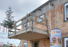 Gleichenfeier bei Wohnprojekt in Prinzersdorf