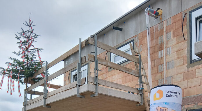 Gleichenfeier bei Wohnprojekt in Prinzersdorf
