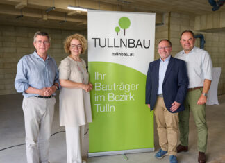 Gleichenfeier: 50 neue Mietwohnungen in Tulln