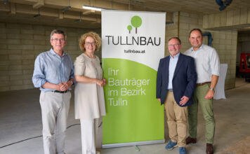 Gleichenfeier: 50 neue Mietwohnungen in Tulln