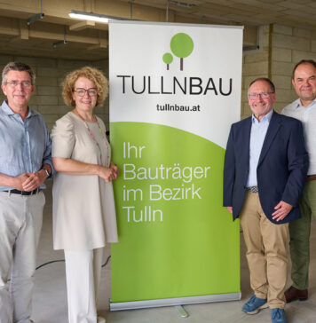 Gleichenfeier: 50 neue Mietwohnungen in Tulln