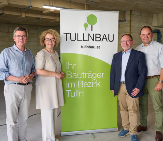 Gleichenfeier: 50 neue Mietwohnungen in Tulln