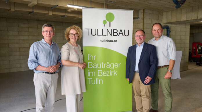 Gleichenfeier: 50 neue Mietwohnungen in Tulln